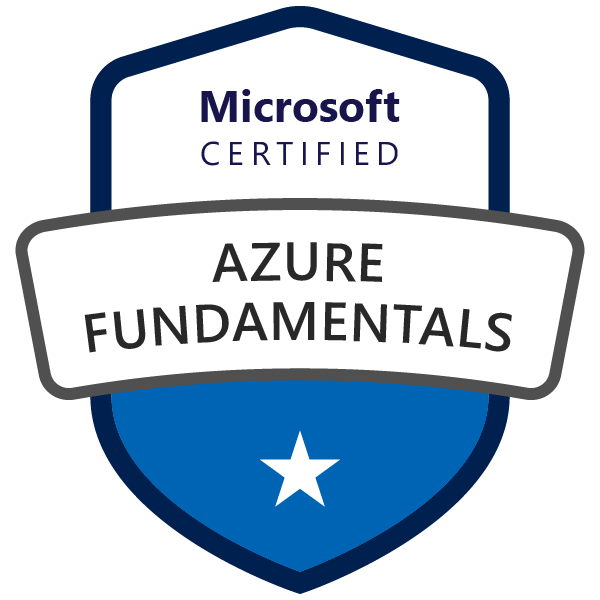 Microsoft Certified: Azure Fundamentals — verify on LinkedIn